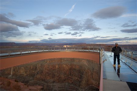 Une passerelle, West Rim, Grand Canyon, Arizona, USA Photographie de stock - Premium Libres de Droits, Code: 600-01276301