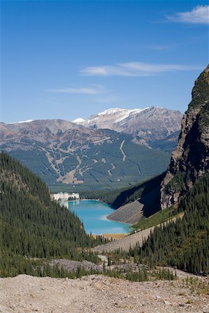 simsearch:700-01880435,k - Lac Louise, Parc National Banff, Alberta, Canada Photographie de stock - Premium Libres de Droits, Code: 600-01296503