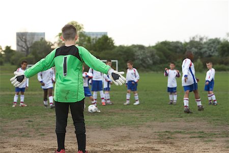 soccer team photo back - Boys Playing Soccer Stock Photo - Premium Royalty-Free, Code: 600-01374814