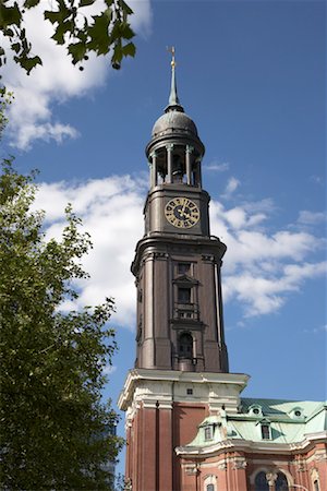 St Michaelis Church, Hamburg, Germany Foto de stock - Sin royalties Premium, Código: 600-01429143