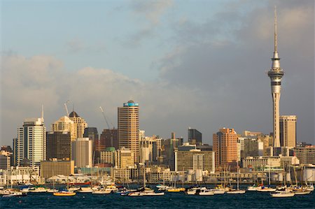 Skyline, Auckland, North Island, Nouvelle-Zélande Photographie de stock - Premium Libres de Droits, Code: 600-01458248