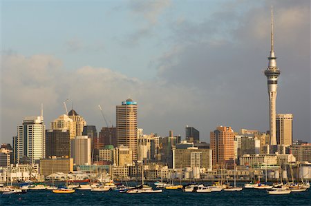 Skyline, Auckland, North Island, New Zealand Fotografie stock - Premium Royalty-Free, Codice: 600-01458248