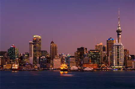 Skyline, Auckland, North Island, Nouvelle-Zélande Photographie de stock - Premium Libres de Droits, Code: 600-01458251