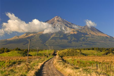 Mont Taranaki, North Island, Nouvelle-Zélande Photographie de stock - Premium Libres de Droits, Code: 600-01458407