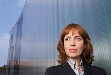 Businesswoman by Building Stock Photo - Premium Royalty-Free, Code: 600-01464364