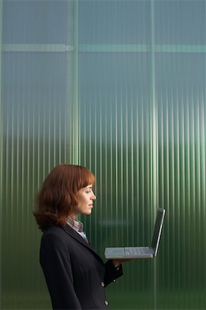 simsearch:600-01464361,k - Businesswoman with Laptop Computer Stock Photo - Premium Royalty-Free, Code: 600-01464365