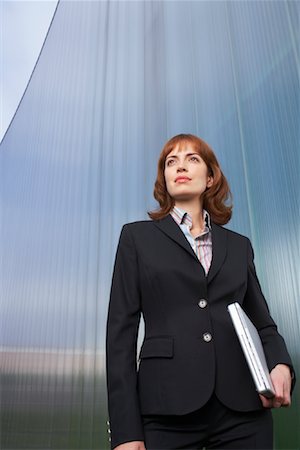 Businesswoman by Building Stock Photo - Premium Royalty-Free, Code: 600-01464361