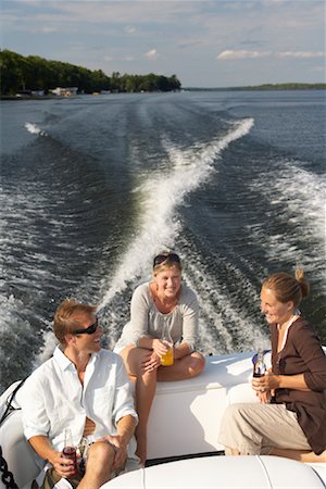 Friends on Boat Stock Photo - Premium Royalty-Free, Code: 600-01585705