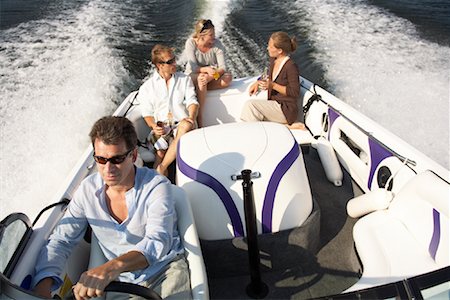 fair haired mature male boat - Friends on Boat Stock Photo - Premium Royalty-Free, Code: 600-01585703