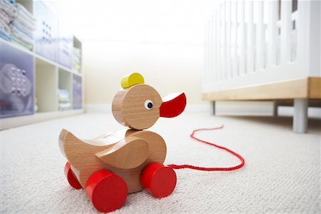 Toy Duck in Nursery Stock Photo - Premium Royalty-Free, Code: 600-01582259