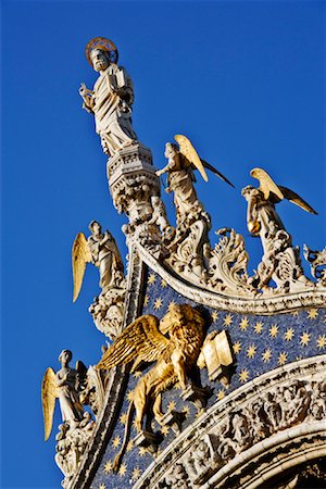 simsearch:700-00156218,k - Statue of St. Mark, Venice, Italy Stock Photo - Premium Royalty-Free, Code: 600-01582313