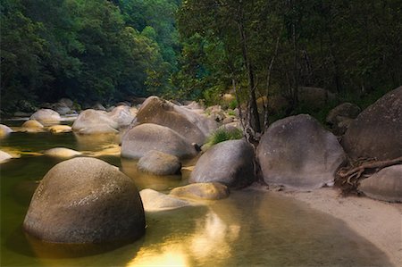 Mossman River und Mossman Gorge, Daintree Nationalpark, Queensland, Australien Stockbilder - Premium RF Lizenzfrei, Bildnummer: 600-01604016