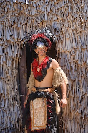 Portrait of Man, La'ie, Hawaii Foto de stock - Sin royalties Premium, Código: 600-01606084