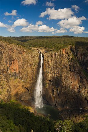 Wallaman Falls,  Girrigun National Park, Queensland, Australia Foto de stock - Sin royalties Premium, Código: 600-01603950