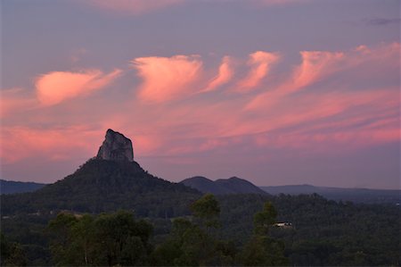 Glass House Mountains, Queensland, Australie Photographie de stock - Premium Libres de Droits, Code: 600-01603967