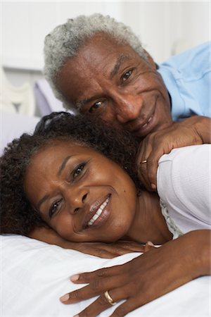 simsearch:700-00343373,k - Couple in Bed Stock Photo - Premium Royalty-Free, Code: 600-01614071