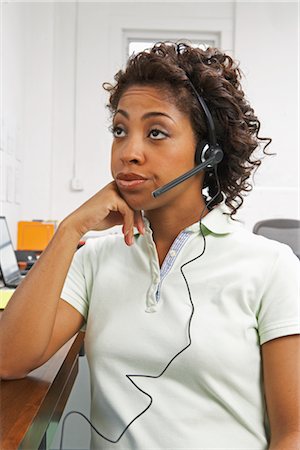 phone operator - Portrait of businesswoman Stock Photo - Premium Royalty-Free, Code: 600-01614894