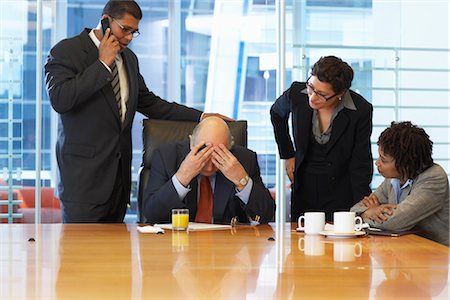 executives working together - Business Meeting Stock Photo - Premium Royalty-Free, Code: 600-01613771