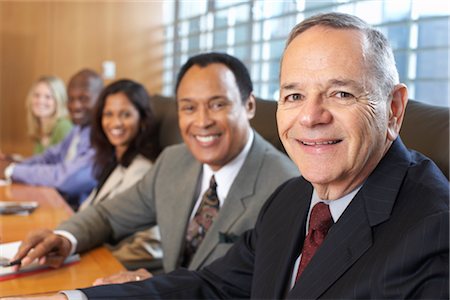 simsearch:600-01604083,k - Business People in Meeting Stock Photo - Premium Royalty-Free, Code: 600-01613849