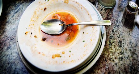 Empty Bowl of Soup Stock Photo - Premium Royalty-Free, Code: 600-01630180
