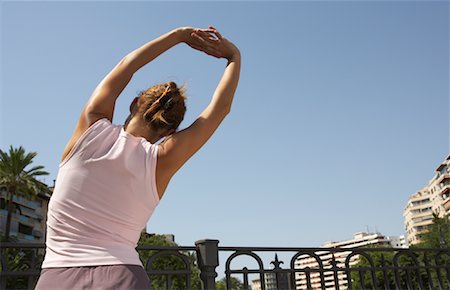 Woman Stretching Foto de stock - Sin royalties Premium, Código: 600-01630600