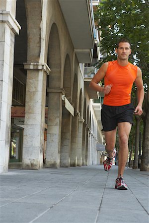 Man Jogging Stock Photo - Premium Royalty-Free, Code: 600-01630601