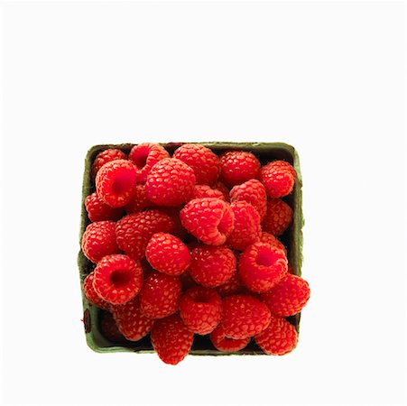 Conteneur de framboises Photographie de stock - Premium Libres de Droits, Code: 600-01644671