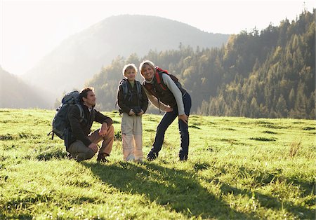 Family Hiking Stock Photo - Premium Royalty-Free, Code: 600-01645049