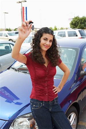 Portrait of New Car Owner Stock Photo - Premium Royalty-Free, Code: 600-01645932