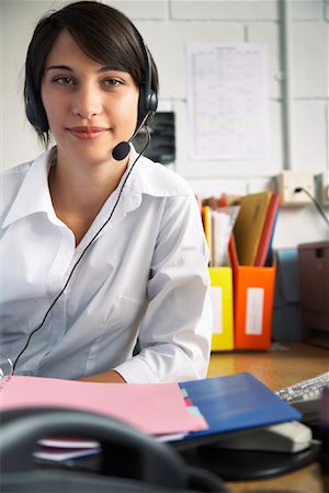 female worker on phone - Portrait of Businesswoman Stock Photo - Premium Royalty-Free, Code: 600-01646416