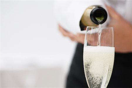 Pouring Champagne Foto de stock - Sin royalties Premium, Código: 600-01646527