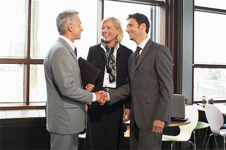 Business People Shaking Hands Foto de stock - Sin royalties Premium, Código: 600-01695535