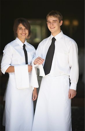 Portrait of Waiters Fotografie stock - Premium Royalty-Free, Codice: 600-01693933