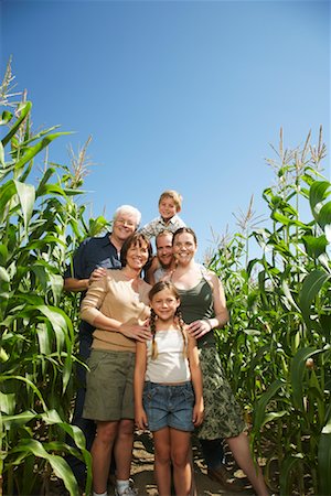 Portrait de famille Photographie de stock - Premium Libres de Droits, Code: 600-01715995