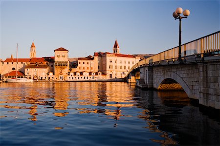 Town of Trogir at Dawn, Croatia Foto de stock - Sin royalties Premium, Código: 600-01717639