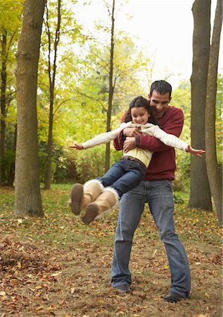 Father and Daughter Outdoors Stock Photo - Premium Royalty-Free, Code: 600-01742509