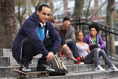 skate board park - Portrait of Teenaged Boy Stock Photo - Premium Royalty-Free, Code: 600-01764044