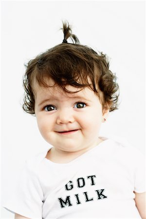 Portrait of Little Girl Stock Photo - Premium Royalty-Free, Code: 600-01764900