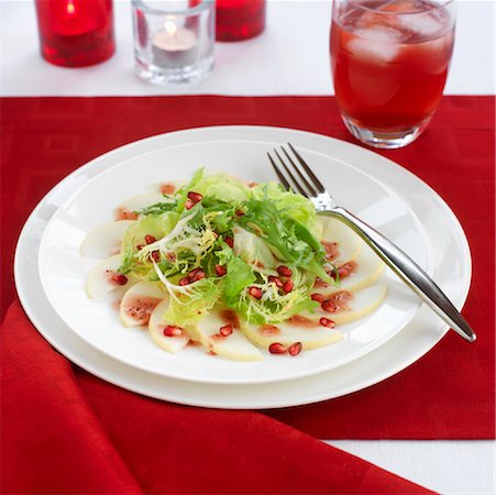 pear salad - Pomegranate Salad Stock Photo - Premium Royalty-Free, Code: 600-01788128