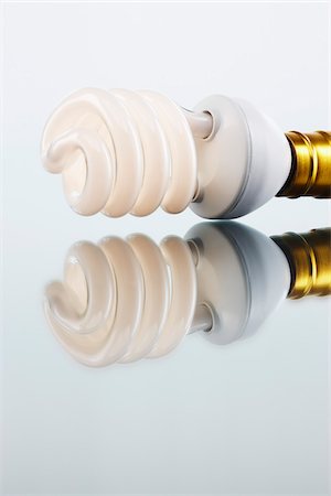 fluorescent light bulb - Energy Efficient Lightbulb Stock Photo - Premium Royalty-Free, Code: 600-01788548