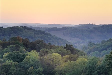 forest rolling hills - Sunset over Hills, Tennessee, USA Stock Photo - Premium Royalty-Free, Code: 600-01788726