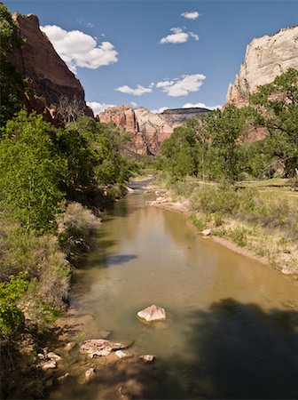 simsearch:700-00187462,k - River through Valley, Zion National Park, Utah, USA Stock Photo - Premium Royalty-Free, Code: 600-01788788