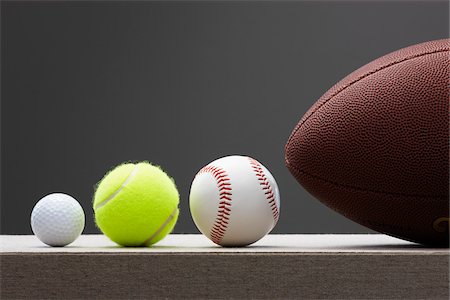 Variety of Sports Balls Photographie de stock - Premium Libres de Droits, Code: 600-01790090