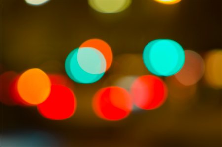 defocused light - Blurred City Lights at Night Stock Photo - Premium Royalty-Free, Code: 600-01790140