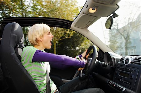 Angry Driver Photographie de stock - Premium Libres de Droits, Code: 600-01827043