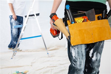 painter (artwork) - Couple Renovating Home Stock Photo - Premium Royalty-Free, Code: 600-01827123