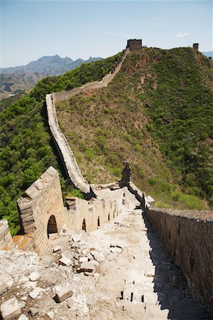 The Great Wall From Jinshanling to Simatai, China Stock Photo - Premium Royalty-Free, Code: 600-01837777
