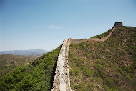 simsearch:400-05915367,k - The Great Wall From Jinshanling to Simatai, China Fotografie stock - Premium Royalty-Free, Codice: 600-01837779