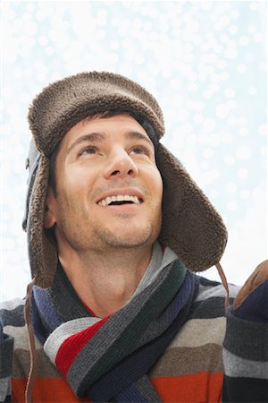 Portrait of Man Wearing Winter Clothing Stock Photo - Premium Royalty-Free, Code: 600-01838486