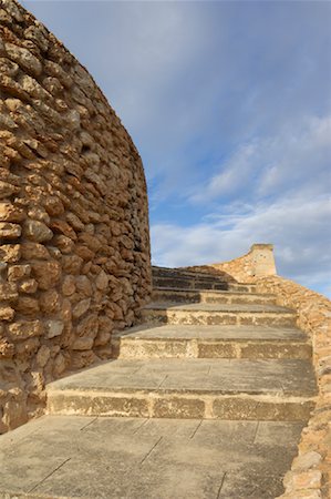 stair nobody sky - Stairs, Mallorca, Spain Stock Photo - Premium Royalty-Free, Code: 600-01878940